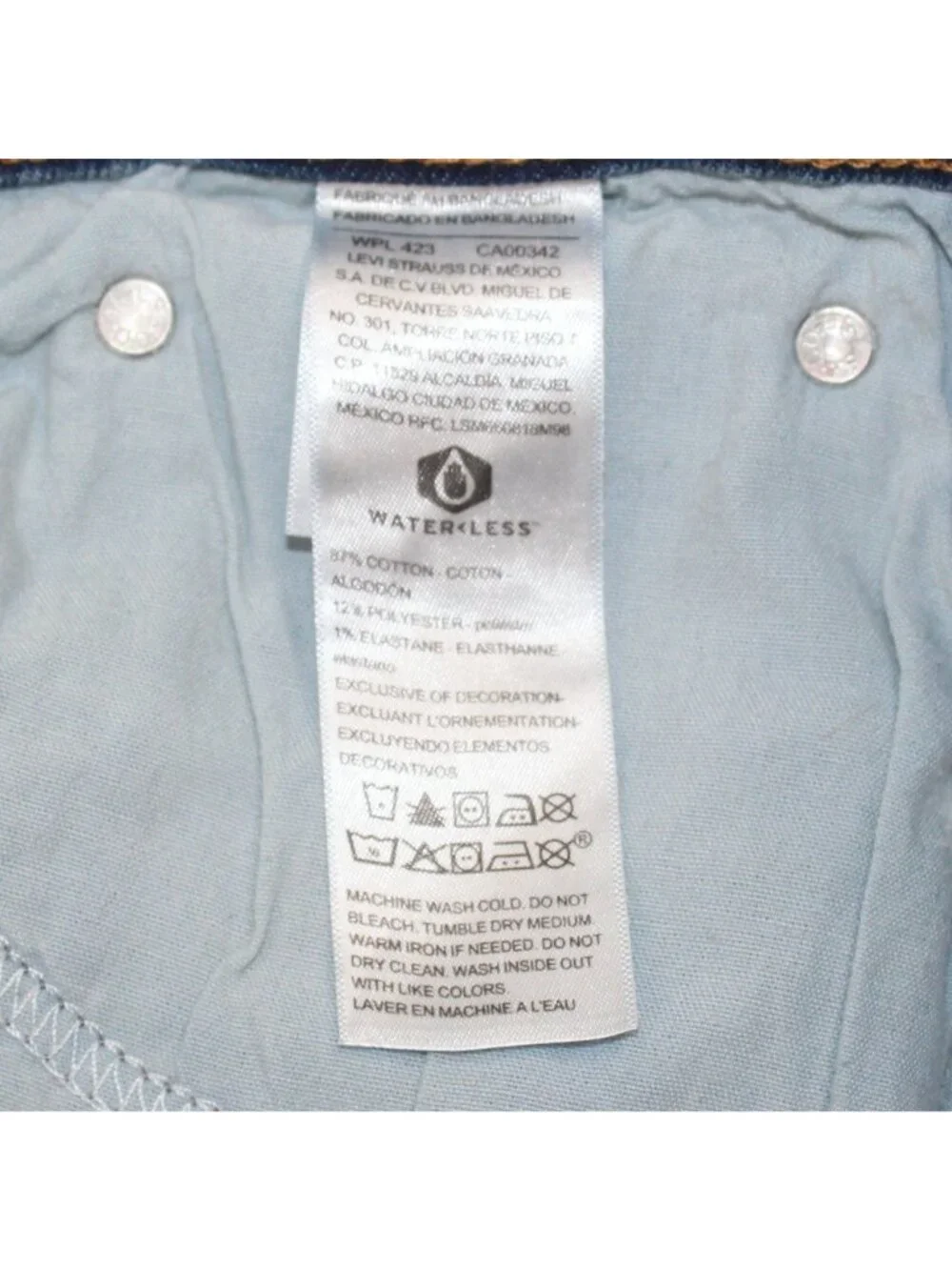 Denizen From Levis 231 Athletic Fit Jeans Men Size W32 L32 Blue